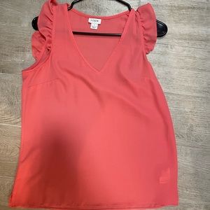 JCrew Peach Blouse 0